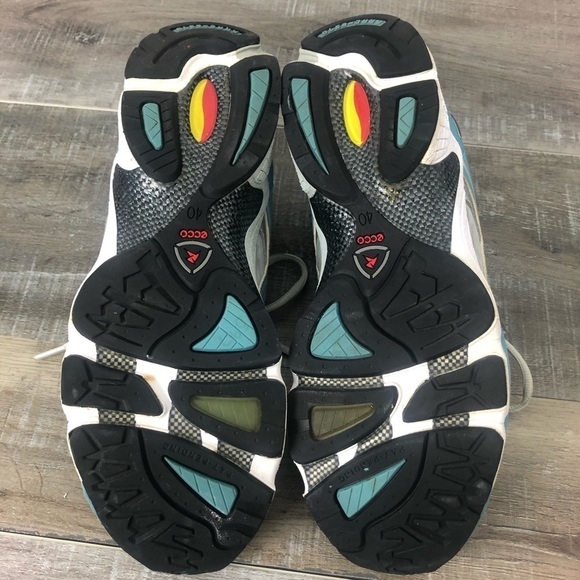 ECCO RXP 6030 Turquoise Silver Running Shoe EU 40 US 9.5 - Picture 10 of 11